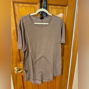 Mens Longline T Shirts Casual Extended Back Hip Hop Hemline BASIC Size Medium